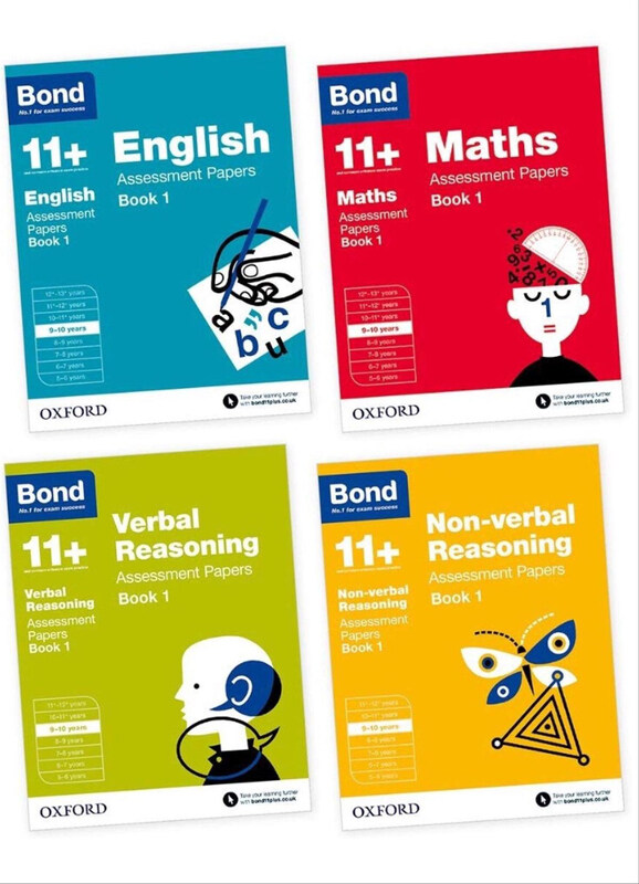 

Bond 11+: English, Maths, Verbal Reasoning, Non-verbal Reasoning: Assessment Papers: 8-9 years Bund, Paperback Book, By: Bond, Andrew Baines, Bond 11+
