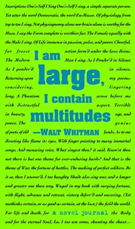 A Novel Journal: Leaves of Grass (Compact) (A Compact Novel Journal), By: Walt Whitman