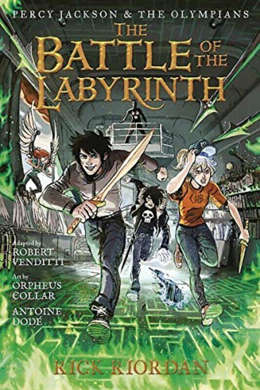 

Percy Jackson and the Olympians The Battle of the Labyrinth The Graphic Novel by Riordan, Rick - Venditti, Robert - Collar, Orpheus - Dode, Antoine Pa