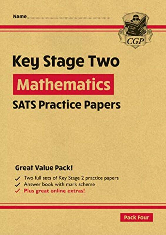 

New Ks2 Maths Sats Practice Papers: Pack 4 - For The 2022 Tests (With Free Online Extras) By Cgp Books Paperback