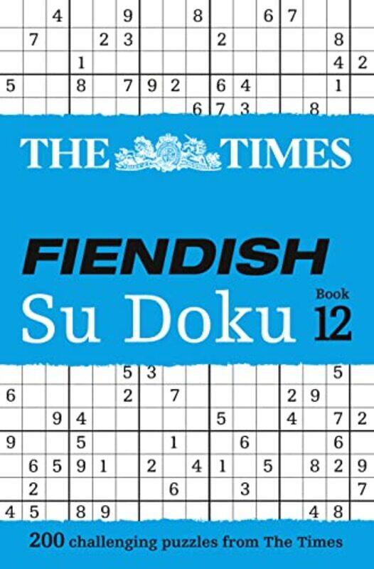 

The Times Fiendish Su Doku Book 12 by Evie Grace-Paperback