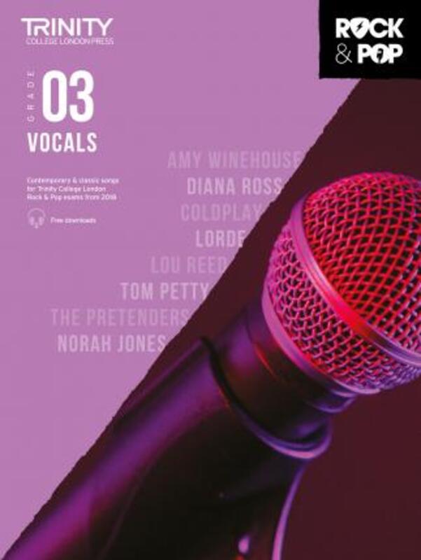 Trinity College London Rock & Pop 2018 Vocals Grade 3,Paperback, By:Trinity College London