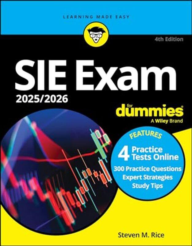 

SIE Exam 2025/2026 For Dummies by Steven M. (Empire Stockbroker Training Institute) Rice -Paperback