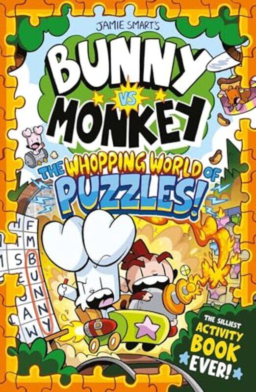 

Bunny Vs Monkey The Whopping World Of Puzzles A Phoenix Comic Book From The Millionselling Jamie by Smart, Jamie , Paperback