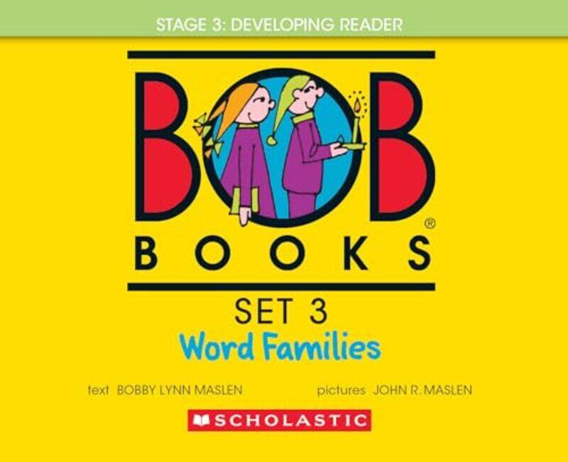 

Bob Books Word Families Hardcover Bindup Phonics Ages 4 And Up Kindergarten First Grade Stage by Maslen, Bobby Lynn -..Hardcover