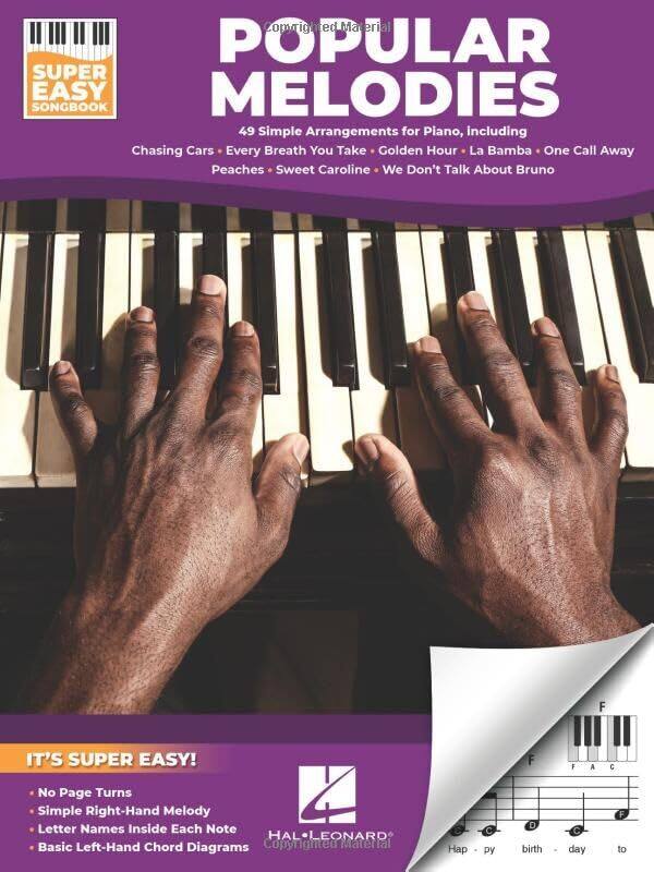 

Popular Melodies Super Easy Songbk For P By Piano - Paperback