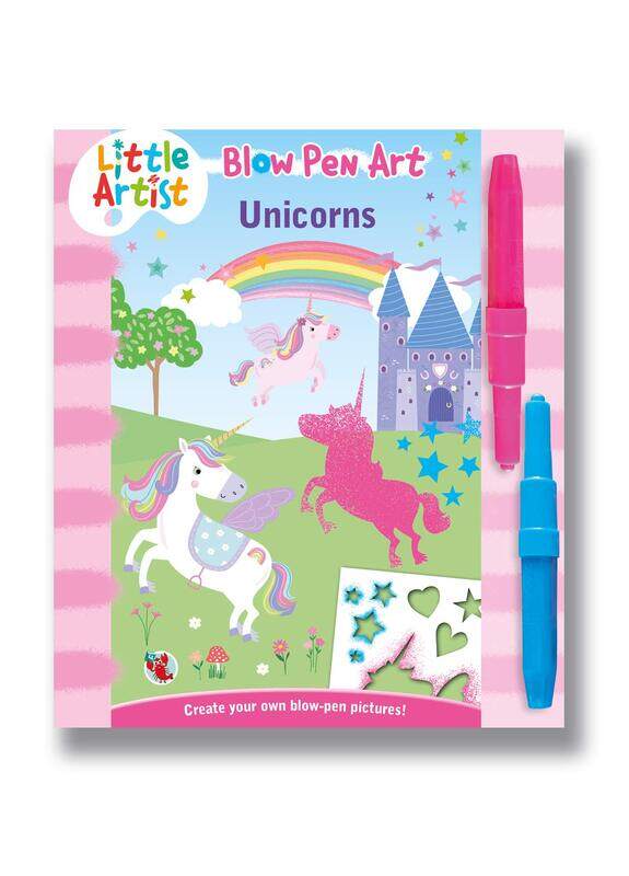 

Little Artist: Blow Pen Art Unicorns, Hardcover Book, By: Centum Books