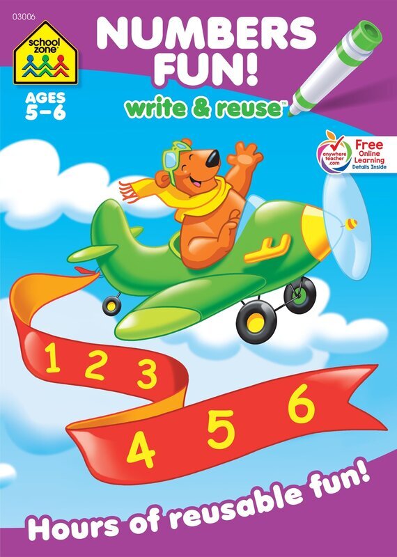 

Math Readiness a Wipe-off Book: Hours of Reusable Fun!, Paperback Book, By: School Zone Publishing