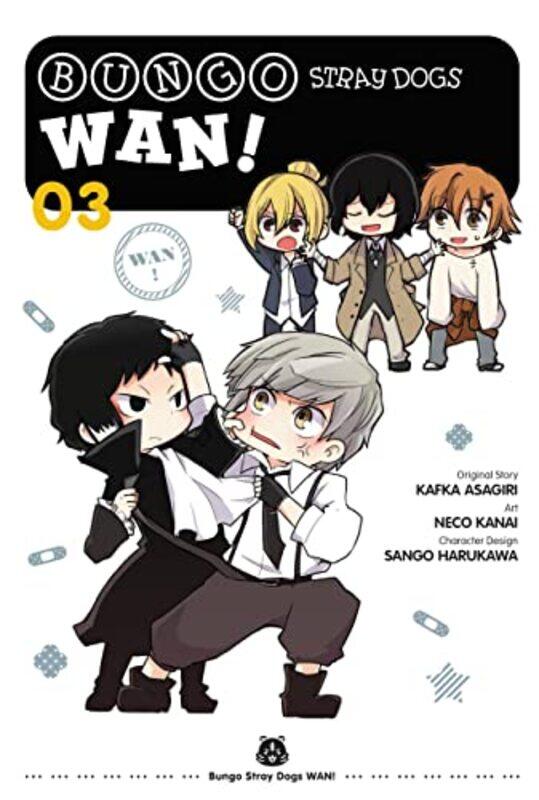 Bungo Stray Dogs: Wan!, Vol. 3,Paperback by Kanai, Neco - Asagiri, Kafka - Harukawa, Sango