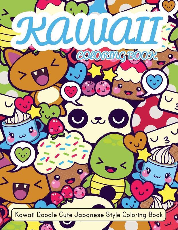 Kawaii Coloring Book: Kawaii Doodle Cute Japanese Style Coloring Book for Adults and Kids Relaxing &, Paperback Book, By: Russ Focus