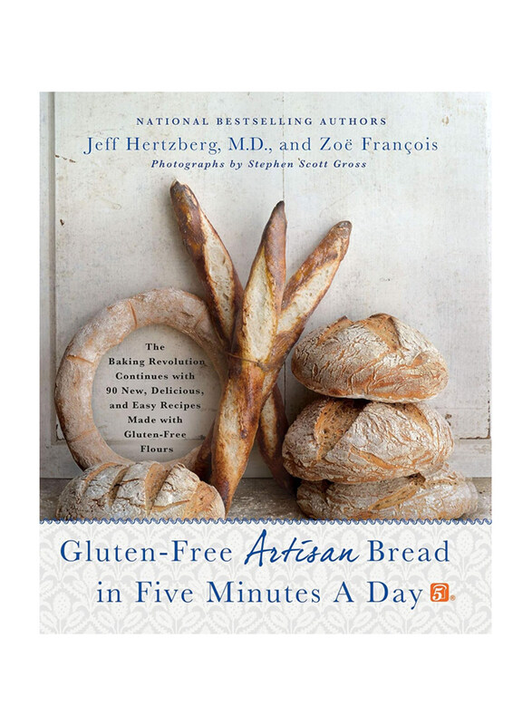 

Gluten Free Artisan Bread In Five Minutes A Day, Hardcover Book, By: M.D. Jeff Hertzberg
