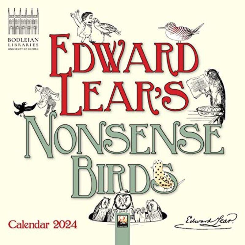 

Bodleian Libraries Edward Lears Nonsense Birds Mini Wall Calendar 2024 Art Calendar By Flame Tree Studio Paperback