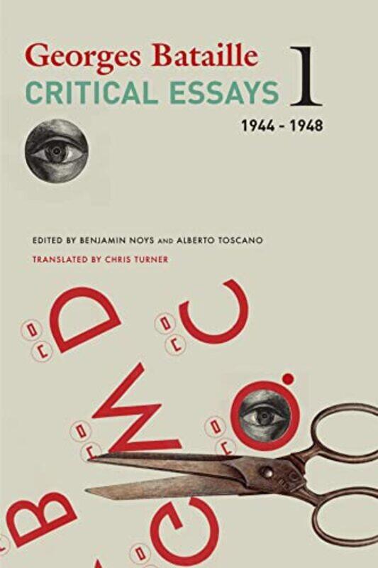 

Critical Essays Volume 1 19441948 By Georges Bataillechri...Hardcover