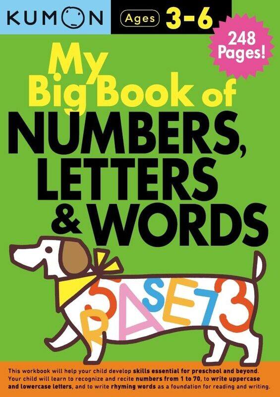 

My Big Book of Numbers Letters and Words by Kumon Publishing-Paperback