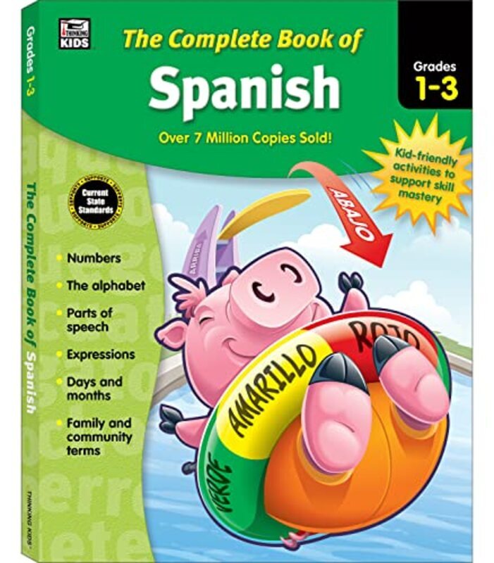 The Complete Book of Spanish, Grades 1 - 3 , Paperback by Thinking Kids - Carson Dellosa Education