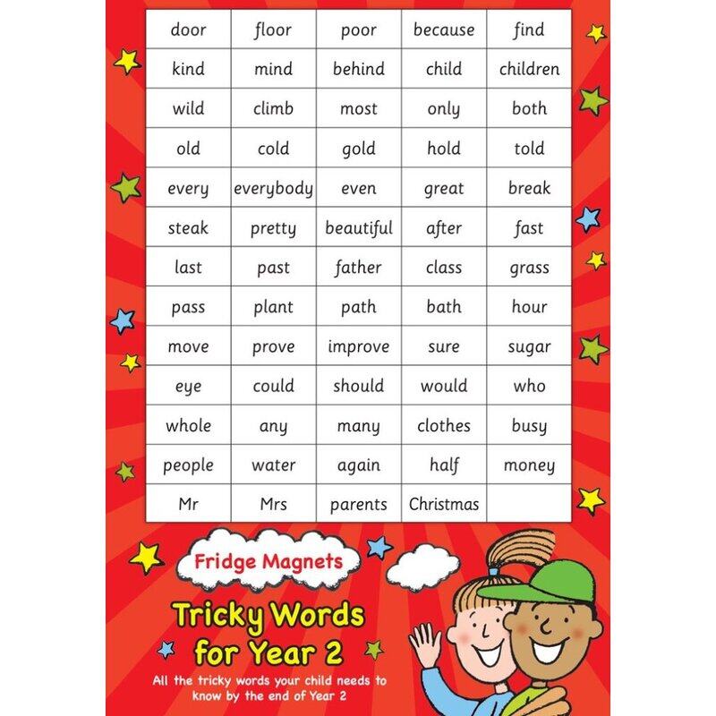

Fridge Magnets - Tricky Words for Year 2, Paperback Book, By: Scholastic