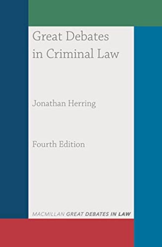 

Great Debates in Criminal Law by Jonathan University of Oxford, UK Herring-Paperback