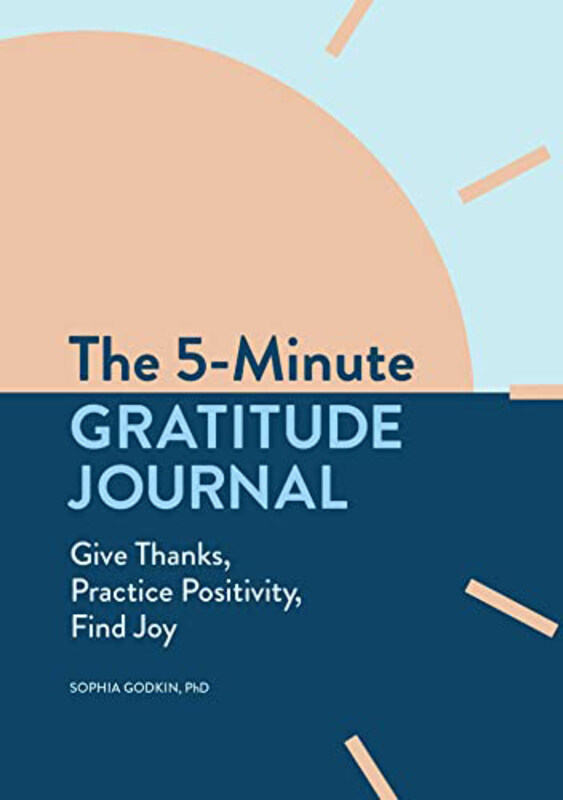 

5 Minute Gratitude Journal Give Thanks, Paperback Books, By: Ph.D. Godkin, Sophia