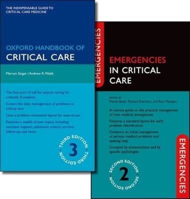 

Oxford Handbook of Critical Care Third Edition and Emergencies in Critical Care Second Edition Pack