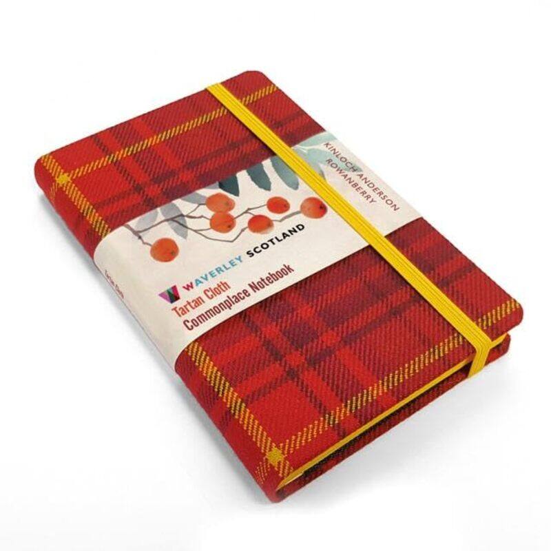 

Waverley ST M Rowanberry Pocket Genuine Tartan Cloth Commonplace Notebook by Tom Rand-Hardcover