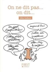 Petit Livre - On ne dit pas mais on dit.paperback,By :Gilles GUILLERON