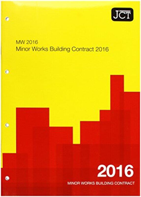 

JCTMinor Works Building Contract 2016 MW -Paperback