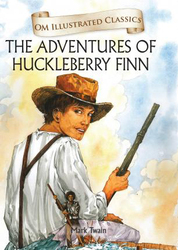 The Adventures of Huckleberry Finn-Om Illustrated Classics, Hardcover Book, By: Mark Twain