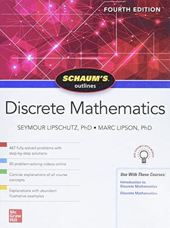 

Schaum's Outline of Discrete Mathematics, Fourth Edition,Paperback,By:Seymour Lipschutz