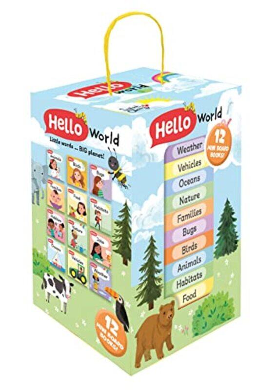 

Hello World 12 Mini Board Books By Kathryn Selbert - Paperback