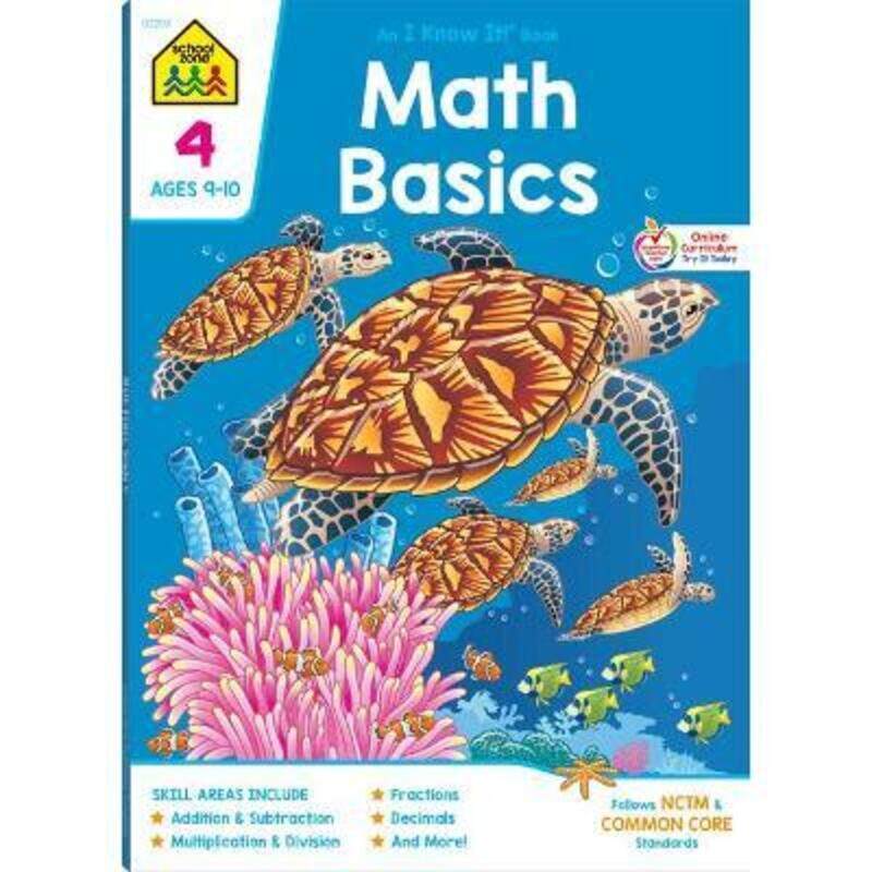 

Math Basics 4 Deluxe Edition Workbook,Paperback,BySchool Zone Publishing