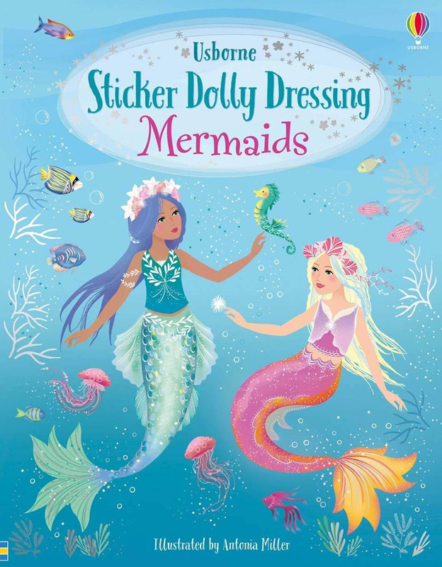 Sticker Dolly Dressing Mermaids, Paperback Book, By: Fiona Watt and Antonia Miller