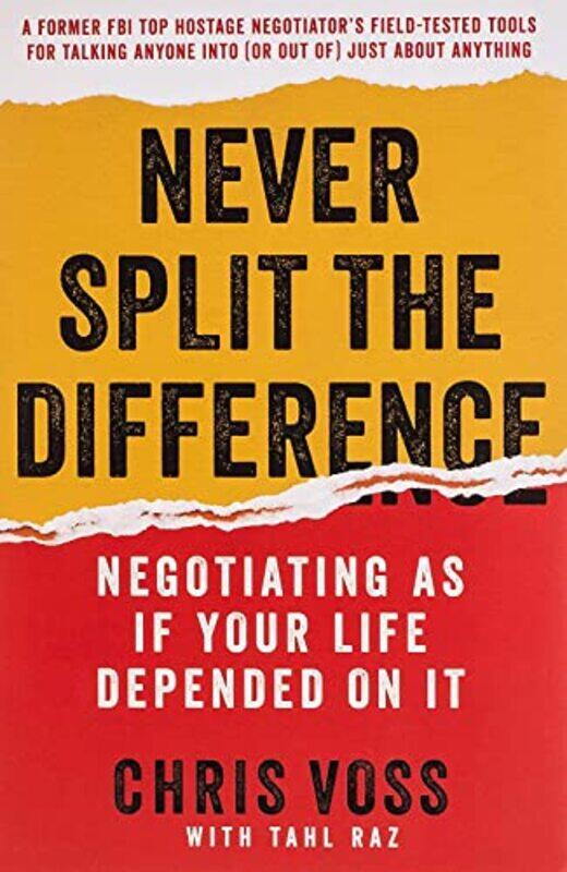 

Never Split The Difference by Chris VossTahl Raz-Hardcover