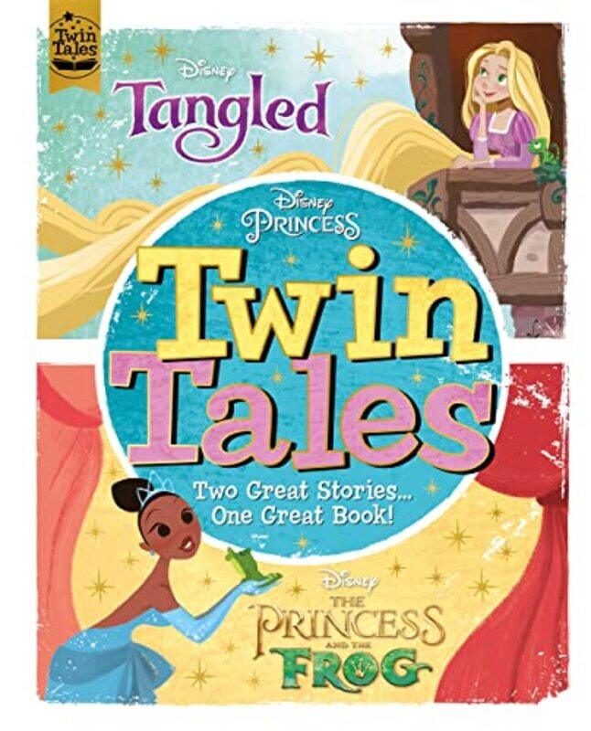

Disney Princess Twin Tales Tangled The Princess and The Frog by Walt Disney-Hardcover