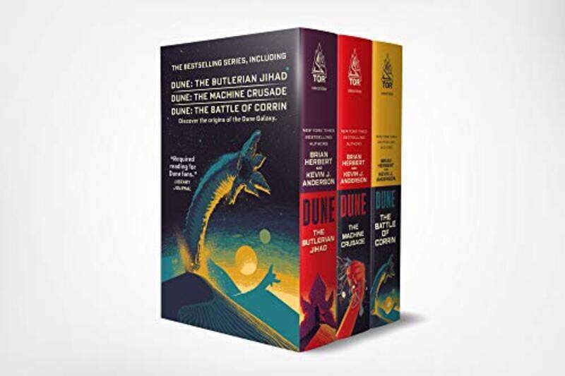 

Legends of Dune Mass Market Paperback Boxed Set: The Butlerian Jihad, the Machine Crusade, the Battl,Paperback by Herbert, Brian - Anderson, Kevin J