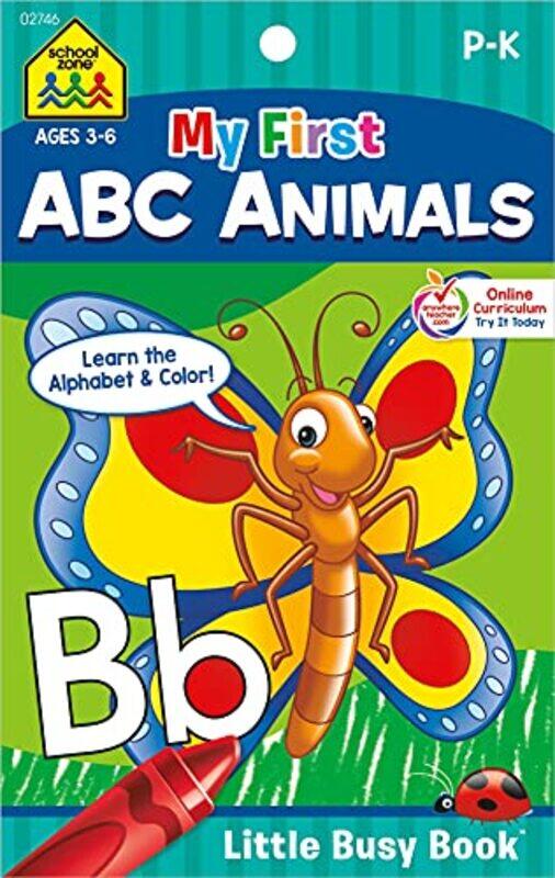 

My First ABC Animals Coloring Book Little Busy Book,Paperback,By:School Zone