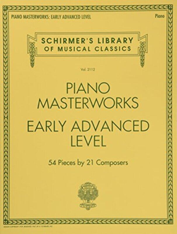 

Piano Masterworks - Early Advanced Level: 54 Pieces by 21 Composers , Paperback by Hal Leonard Publishing Corporation