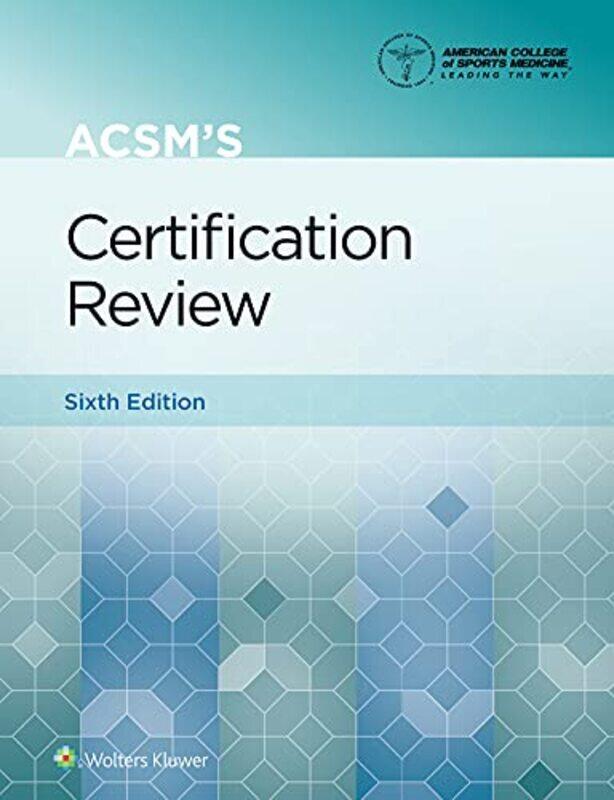 

ACSMs Certification Review,Paperback by Magyari, Peter - American College of Sports Medicine (ACSM)