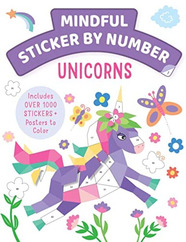 

Mindful And Magical Sticker By Number Unic By Insight Kids - Hardcover