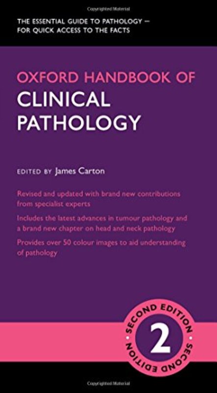 Oxford Handbook Of Clinical Pathology by Carton, James (Consultant Histopathologist, Consultant Histopathologist, Imperial College Healthcare Paperback
