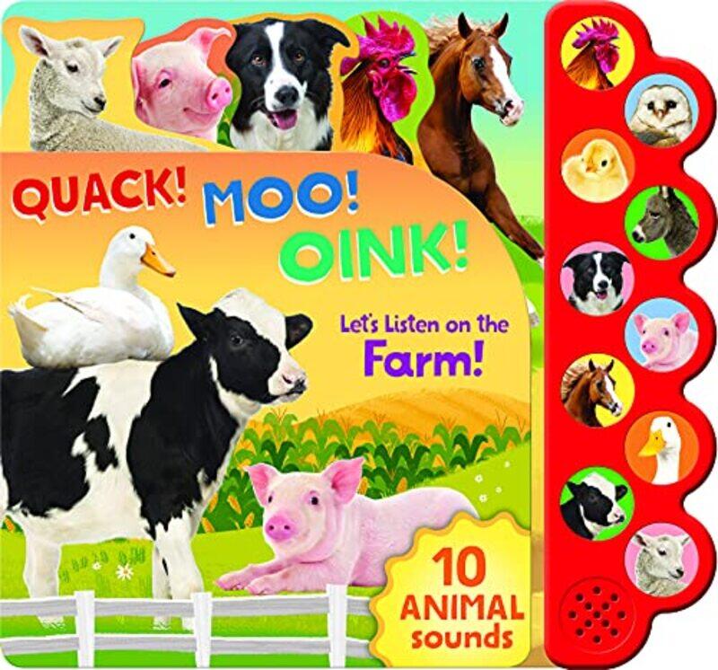 

Quack Moo Oink Lets Listen On The Farm By Parragon - Hardcover