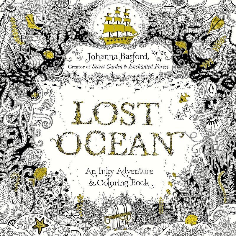 

Lost Ocean: An Inky Adventure and Coloring Book for Adults