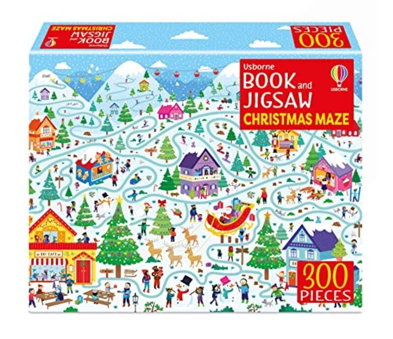 Usborne Book And Jigsaw Christmas Maze By Kate Nolan,Sam Smith - Paperback