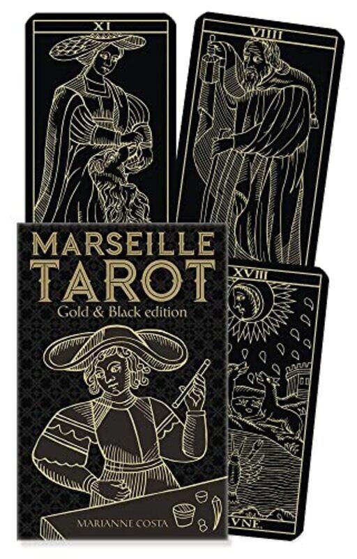 

Marseille Tarot Gold And Black Ed By Costa Marianne - Hardcover