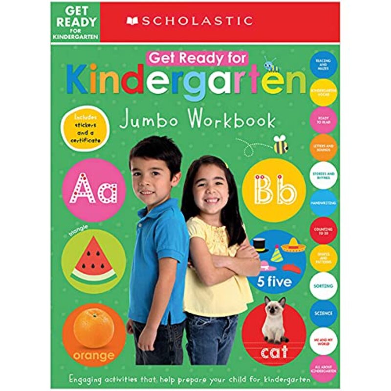 Get Ready For Kindergarten Jumbo Workbook By Scholastic Paperback