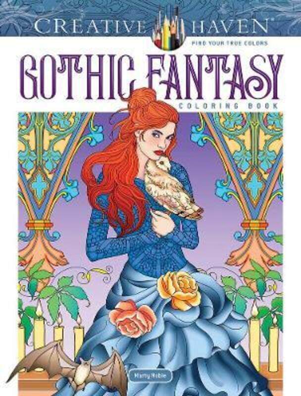 

Creative Haven Gothic Fantasy Coloring Book.paperback,By :Noble, Marty