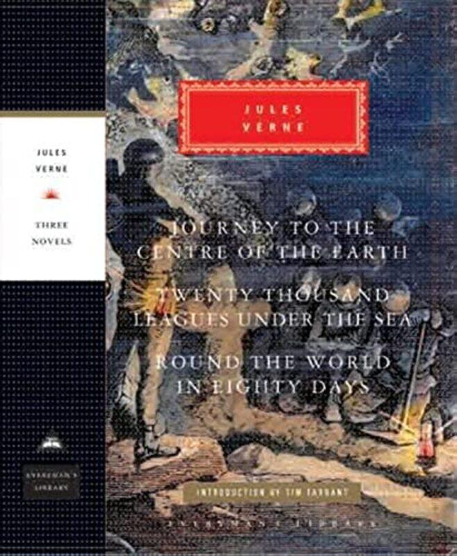 

Journey to the Centre of the Earth 20000 Leagues Under The Sea Round the World in Eighty Days by Jules Verne-Hardcover