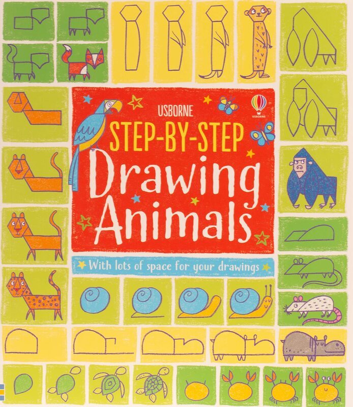 Step-by-Step Drawing Animals, Paperback Book, By: Fiona Watt