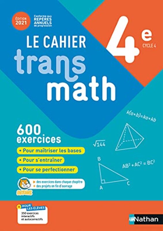 Le Cahier Transmath Quatri Me 2021 by Jean-Marc L cole Paperback