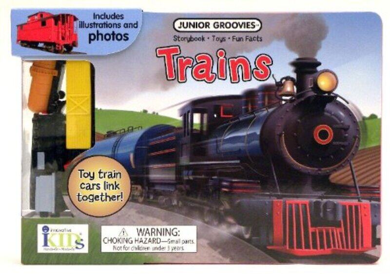 

Junior Groovies: Trains (Storybook, Fun Facts and Toys), Paperback Book, By: Ikids