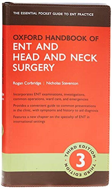 

Oxford Handbook Of Ent And Head And Neck Surgery by Corbridge, Rogan Cl..Paperback